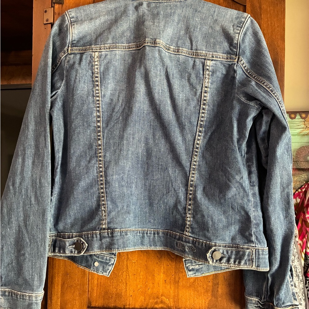 Kut from the Kloth Light Blue Denim Jacket - Women's Jean Coat - Picture 2 of 6